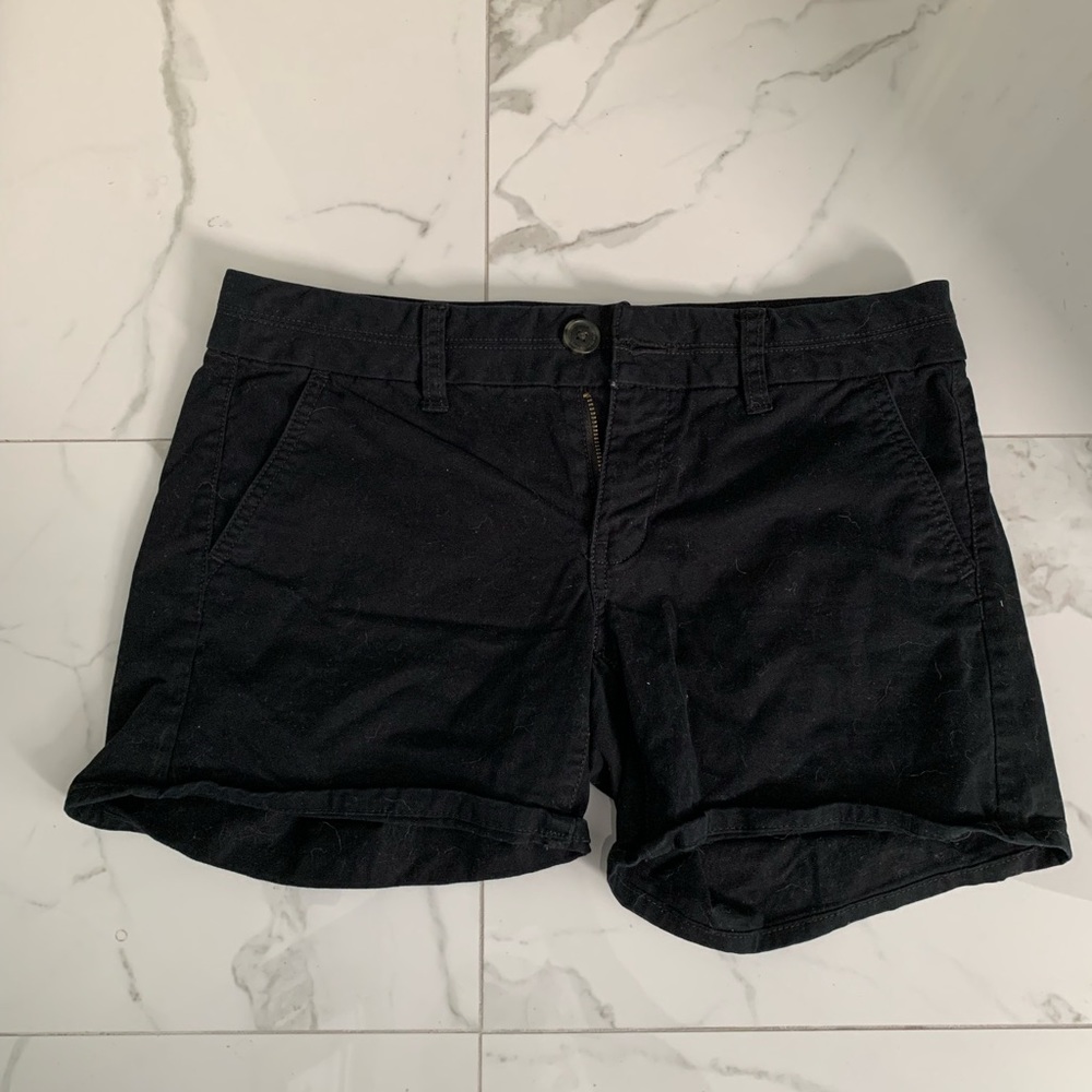 American eagle black shorts